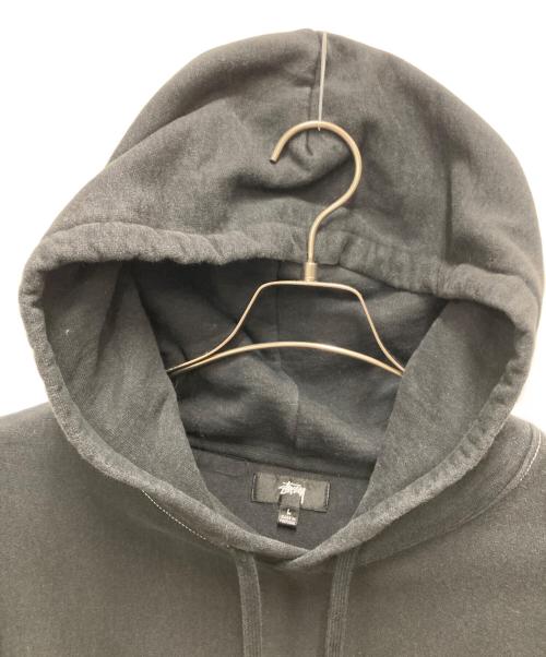 stussy（ステューシー）stussy (ステューシー) プルオーバーパーカー ブラック サイズ:SIZE Lの古着・服飾アイテム