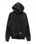 stussy（ステューシー）の古着「プルオーバーパーカー」｜ブラック