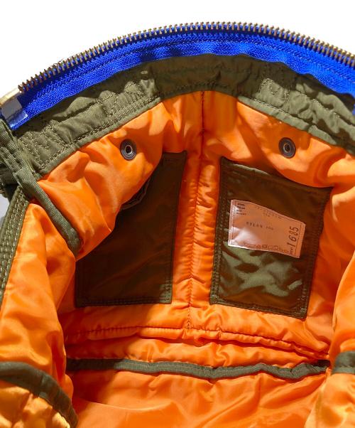 sacai× PORTER（サカイ×ポーター）sacai× PORTER (サカイ×ポーター) タンカーヘルメットバッグ グリーンの古着・服飾アイテム