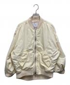 near.nipponニアーニッポン）の古着「MA-1ジャケット」｜アイボリー
