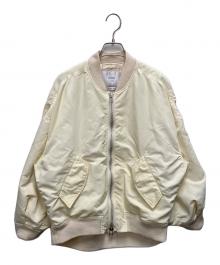 near.nippon（ニアーニッポン）の古着「MA-1ジャケット」｜アイボリー