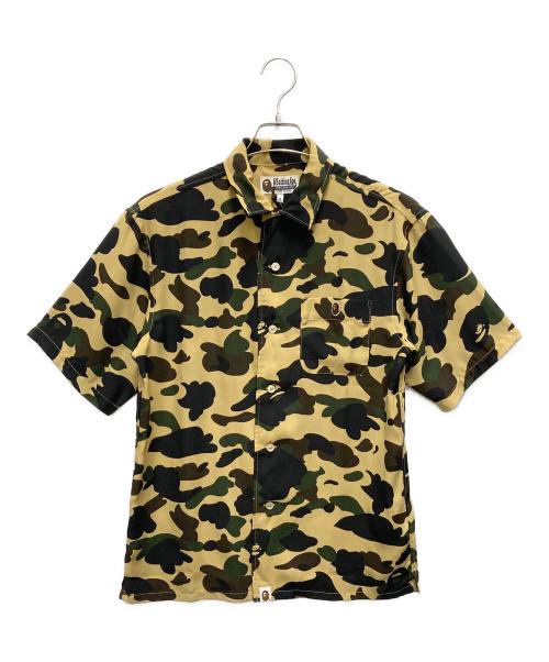 A BATHING APE（アベイシングエイプ）A BATHING APE (アベイシングエイプ) 半袖シャツ グリーン サイズ:SIZE Sの古着・服飾アイテム