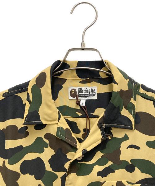 A BATHING APE（アベイシングエイプ）A BATHING APE (アベイシングエイプ) 半袖シャツ グリーン サイズ:SIZE Sの古着・服飾アイテム