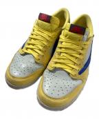 NIKEナイキ）の古着「ローカットスニーカー　Air Jordan 1 Retro Low OG NIKE TRAVIS SCOTT」｜イエロー