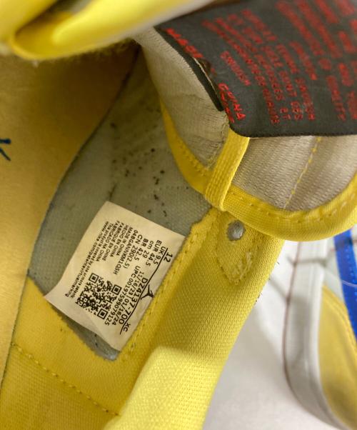NIKE（ナイキ）NIKE (ナイキ) ローカットスニーカー　Air Jordan 1 Retro Low OG NIKE TRAVIS SCOTT イエロー サイズ:UK9.5の古着・服飾アイテム