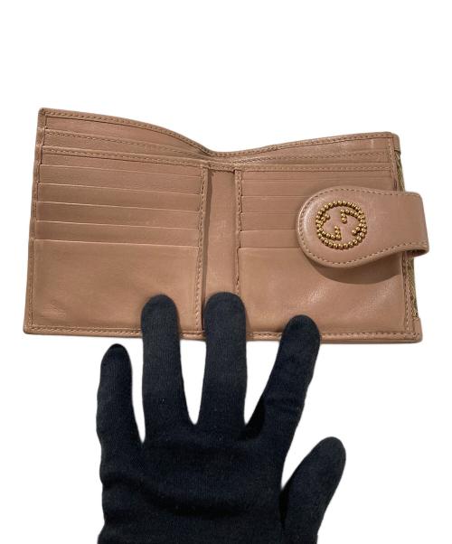 GUCCI（グッチ）GUCCI (グッチ) 2つ折り財布　GGキャンバスの古着・服飾アイテム