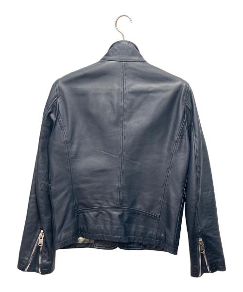 nonnative（ノンネイティブ）nonnative (ノンネイティブ) ライダースジャケット ネイビーの古着・服飾アイテム