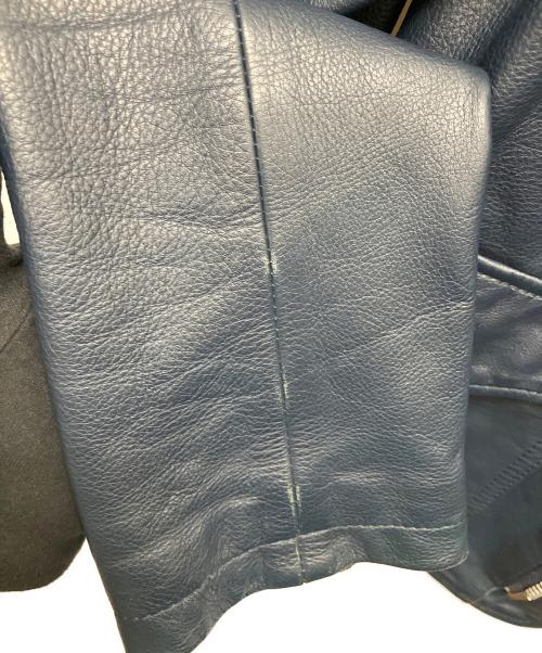 nonnative（ノンネイティブ）nonnative (ノンネイティブ) ライダースジャケット ネイビーの古着・服飾アイテム