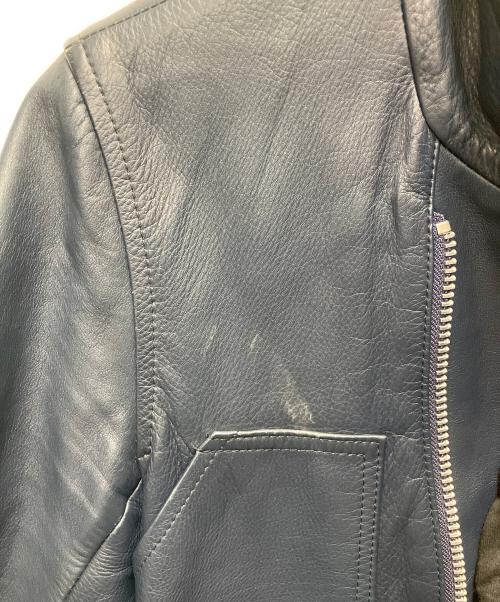 nonnative（ノンネイティブ）nonnative (ノンネイティブ) ライダースジャケット ネイビーの古着・服飾アイテム