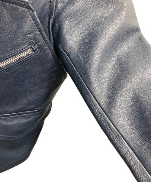 nonnative（ノンネイティブ）nonnative (ノンネイティブ) ライダースジャケット ネイビーの古着・服飾アイテム