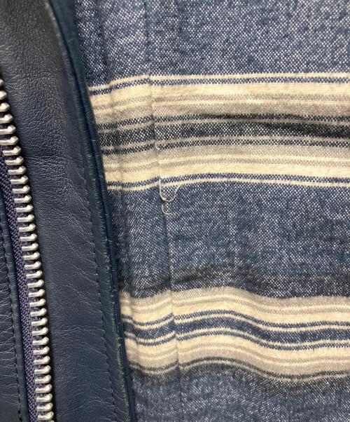 nonnative（ノンネイティブ）nonnative (ノンネイティブ) ライダースジャケット ネイビーの古着・服飾アイテム