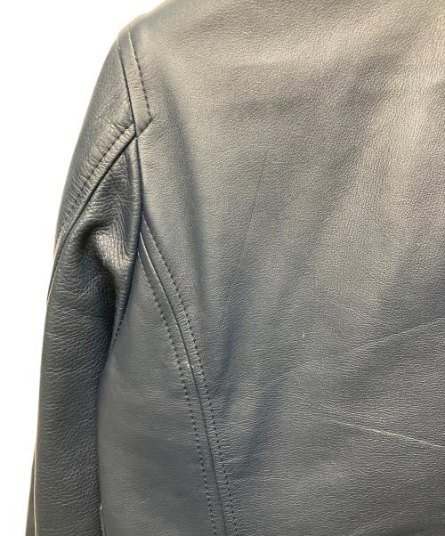 nonnative（ノンネイティブ）nonnative (ノンネイティブ) ライダースジャケット ネイビーの古着・服飾アイテム