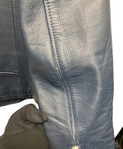 nonnative（ノンネイティブ）nonnative (ノンネイティブ) ライダースジャケット ネイビーの古着・服飾アイテム