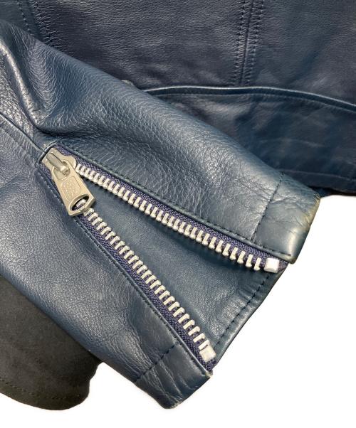 nonnative（ノンネイティブ）nonnative (ノンネイティブ) ライダースジャケット ネイビーの古着・服飾アイテム