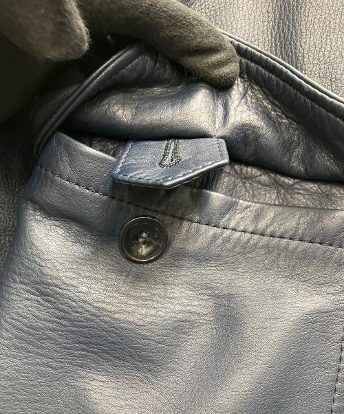 nonnative（ノンネイティブ）nonnative (ノンネイティブ) ライダースジャケット ネイビーの古着・服飾アイテム