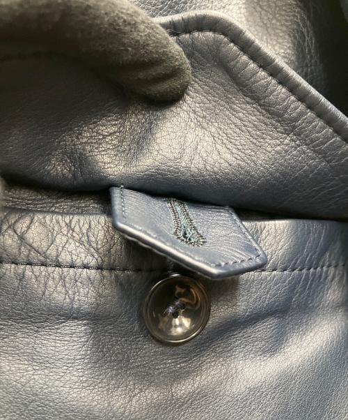 nonnative（ノンネイティブ）nonnative (ノンネイティブ) ライダースジャケット ネイビーの古着・服飾アイテム