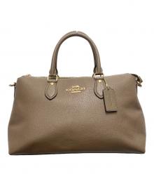 COACH（コーチ）の古着「2WAYバッグ　ジョージア サッチェル」｜グレー