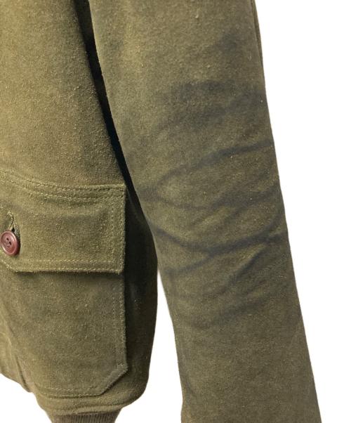 POLO RALPH LAUREN（ポロ・ラルフローレン）POLO RALPH LAUREN (ポロ・ラルフローレン) G-1スウェードジャケット グリーン サイズ:SIZE Mの古着・服飾アイテム