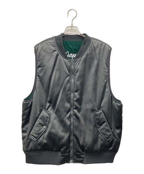 VANS（ヴァンズ）VANS (ヴァンズ) BILLY’S (ビリーズ) リバーシブル中綿ベスト グリーン サイズ:SIZE Lの古着・服飾アイテム