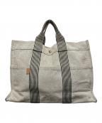 HERMESエルメス）の古着「トートバッグ」｜グレー