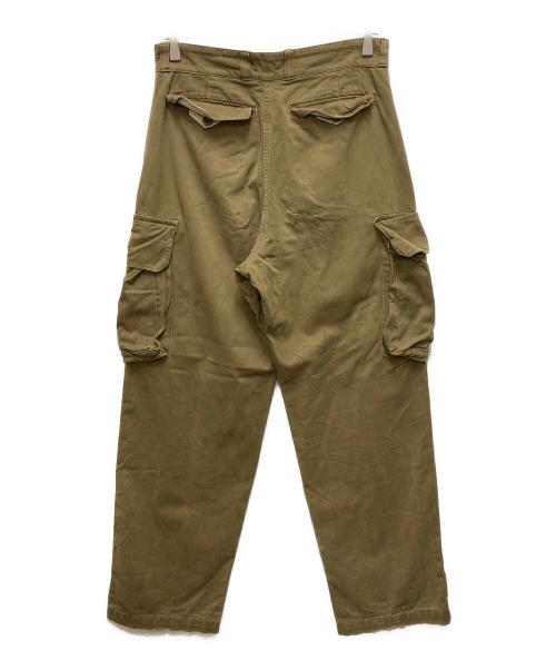 不明（不明）不明 (不明) M-47カーゴパンツ　ヘリンボーンツイル地 ベージュ サイズ:SIZE 78.5cm (W31)の古着・服飾アイテム