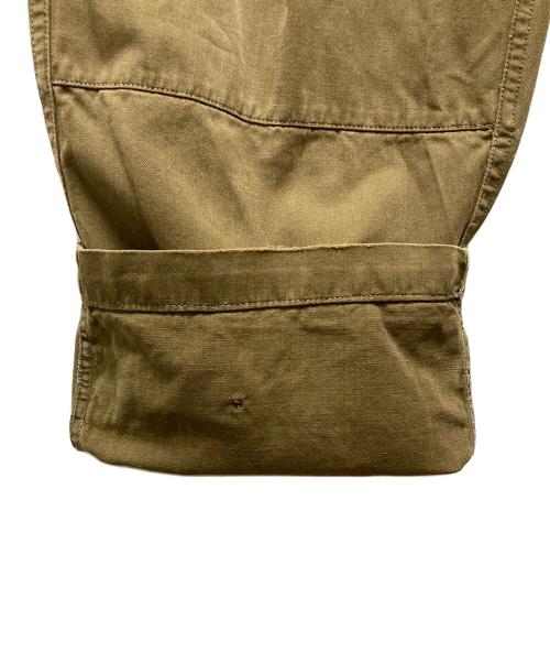 不明（不明）不明 (不明) M-47カーゴパンツ　ヘリンボーンツイル地 ベージュ サイズ:SIZE 78.5cm (W31)の古着・服飾アイテム