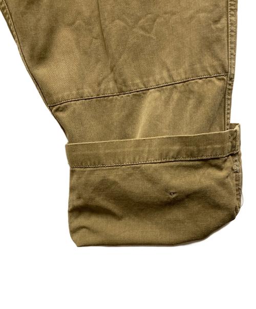 不明（不明）不明 (不明) M-47カーゴパンツ　ヘリンボーンツイル地 ベージュ サイズ:SIZE 78.5cm (W31)の古着・服飾アイテム