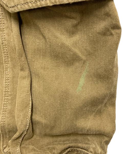不明（不明）不明 (不明) M-47カーゴパンツ　ヘリンボーンツイル地 ベージュ サイズ:SIZE 78.5cm (W31)の古着・服飾アイテム