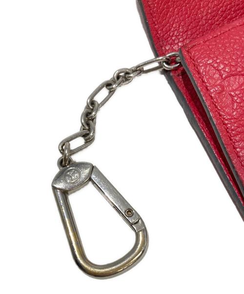 LOUIS VUITTON（ルイ ヴィトン）LOUIS VUITTON (ルイ ヴィトン) コインケース　モノグラム・アンプラント　ポシェットクレ ショッキングピンクの古着・服飾アイテム