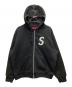 SUPREME（シュプリーム）の古着「ジップパーカー」｜ブラック