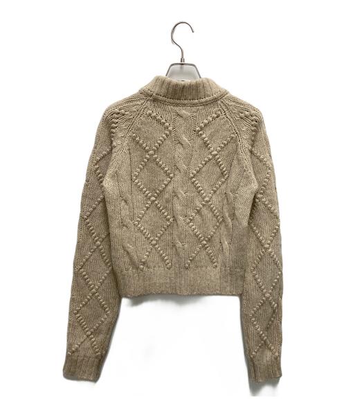 JIL SANDER（ジルサンダー）JIL SANDER (ジルサンダー) 厚手ニット ベージュ サイズ:サイズ 38（S～Mサイズ相当）の古着・服飾アイテム