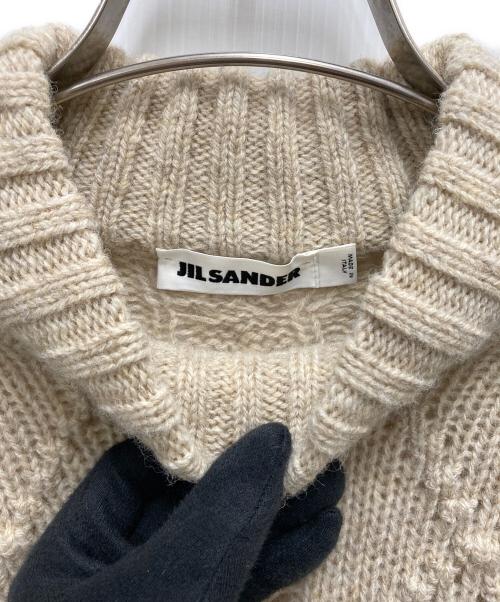 JIL SANDER（ジルサンダー）JIL SANDER (ジルサンダー) 厚手ニット ベージュ サイズ:サイズ 38（S～Mサイズ相当）の古着・服飾アイテム