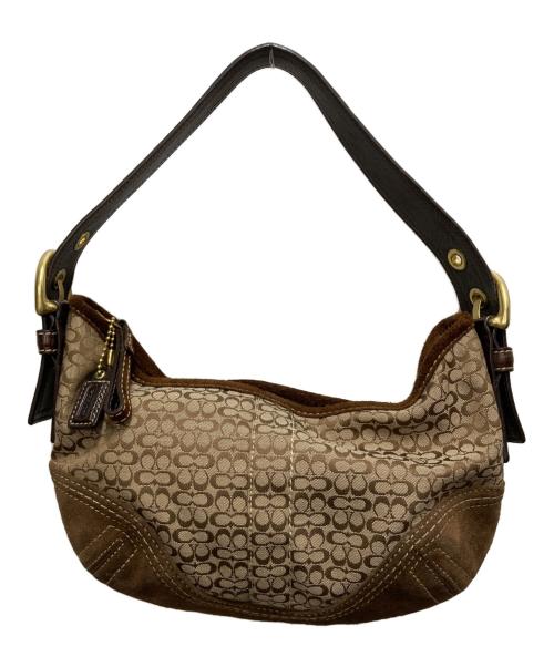 COACH（コーチ）COACH (コーチ) ワンショルダーバッグ ブラウンの古着・服飾アイテム