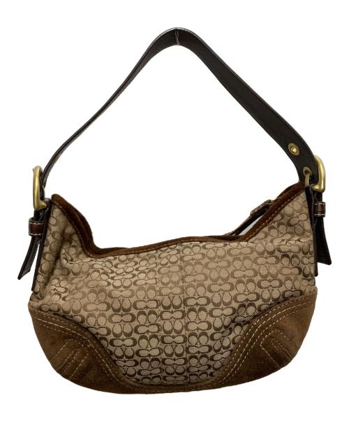 COACH（コーチ）COACH (コーチ) ワンショルダーバッグ ブラウンの古着・服飾アイテム