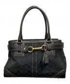 COACHコーチ）の古着「トートバッグ」｜ブラック