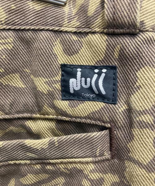 NULL TOKYO（ヌル トウキョウ）NULL TOKYO (ヌル トウキョウ) JOURNAL STANDARD (ジャーナルスタンダード) 別注バギー スリークォーターショーツ ベージュ×ブラウン サイズ:SIZE Mの古着・服飾アイテム