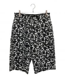 NULL TOKYO×JOURNAL STANDARD（ヌル トウキョウ×ジャーナルスタンダード）の古着「別注 バギースリークォーターショーツ」｜ブラック×ホワイト