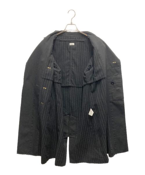 PAUL SMITH（ポールスミス）PAUL SMITH (ポールスミス) カットオフトレンチコート ブラック サイズ:SIZE Mの古着・服飾アイテム