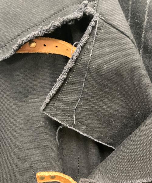 PAUL SMITH（ポールスミス）PAUL SMITH (ポールスミス) カットオフトレンチコート ブラック サイズ:SIZE Mの古着・服飾アイテム