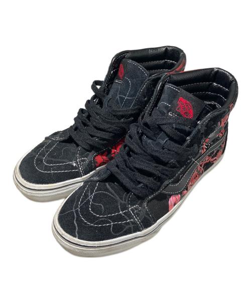 VANS（ヴァンズ）VANS (ヴァンズ) SK8-Hi REISSUE　ストレンジャーシングス ブラック×レッド サイズ:UK 6.5の古着・服飾アイテム