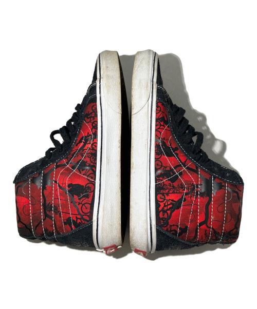 VANS（ヴァンズ）VANS (ヴァンズ) SK8-Hi REISSUE　ストレンジャーシングス ブラック×レッド サイズ:UK 6.5の古着・服飾アイテム