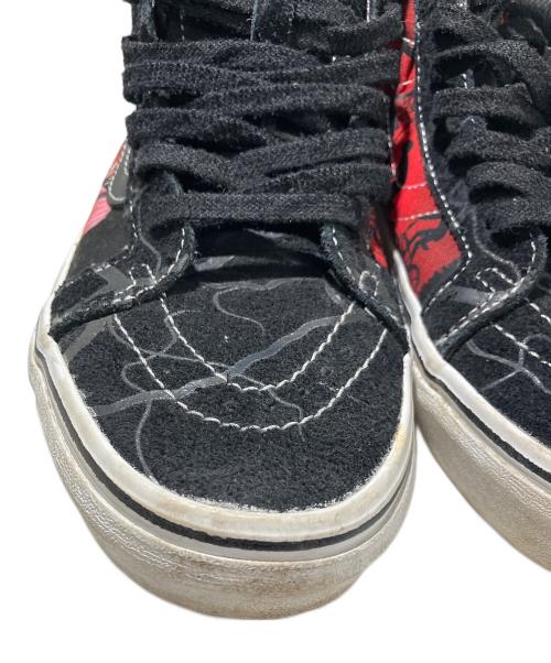 VANS（ヴァンズ）VANS (ヴァンズ) SK8-Hi REISSUE　ストレンジャーシングス ブラック×レッド サイズ:UK 6.5の古着・服飾アイテム