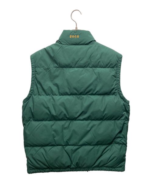 POLO RALPH LAUREN（ポロ・ラルフローレン）POLO RALPH LAUREN (ポロ・ラルフローレン) ダウンベスト グリーン サイズ:SIZE Mの古着・服飾アイテム