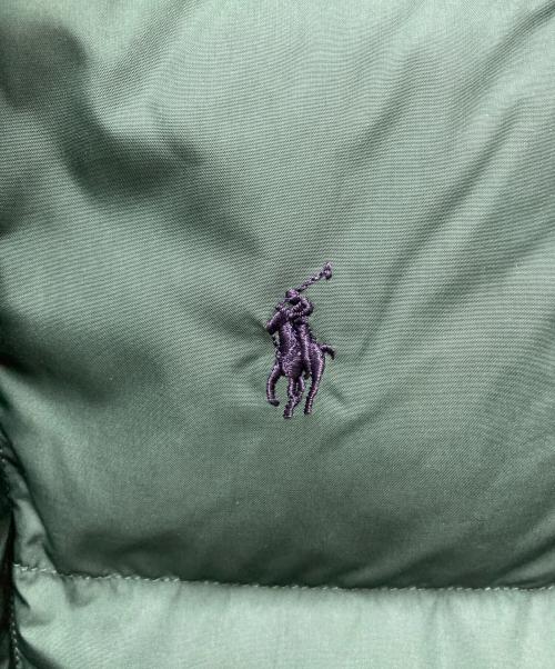 POLO RALPH LAUREN（ポロ・ラルフローレン）POLO RALPH LAUREN (ポロ・ラルフローレン) ダウンベスト グリーン サイズ:SIZE Mの古着・服飾アイテム