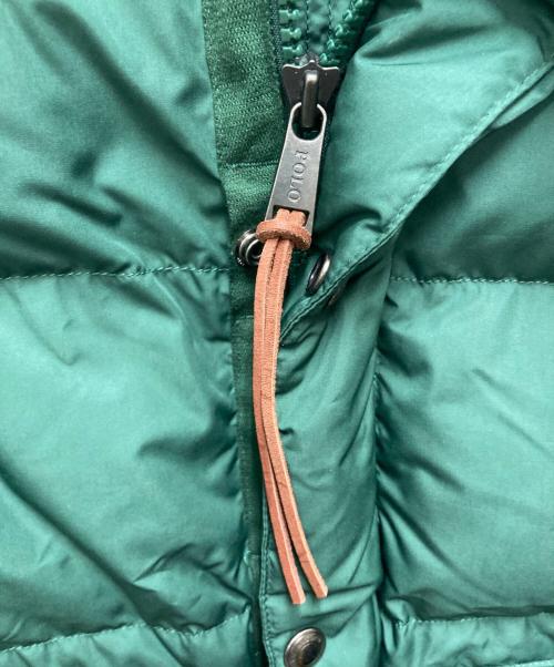 POLO RALPH LAUREN（ポロ・ラルフローレン）POLO RALPH LAUREN (ポロ・ラルフローレン) ダウンベスト グリーン サイズ:SIZE Mの古着・服飾アイテム