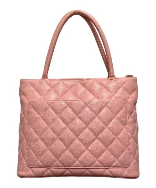CHANEL（シャネル）CHANEL (シャネル) ハンドバッグ　マトラッセキャビアスキンココマーク ピンクの古着・服飾アイテム