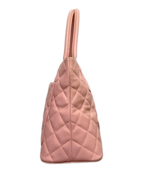 CHANEL（シャネル）CHANEL (シャネル) ハンドバッグ　マトラッセキャビアスキンココマーク ピンクの古着・服飾アイテム