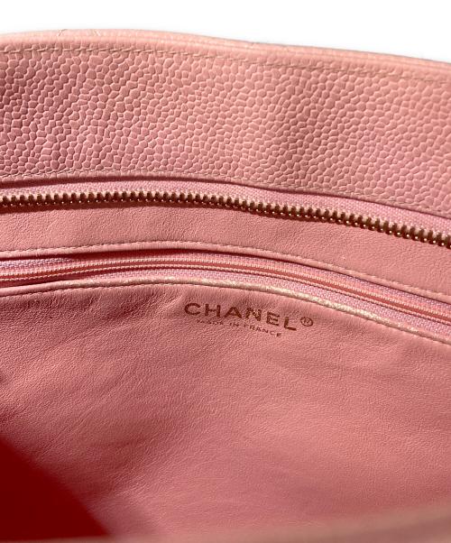 CHANEL（シャネル）CHANEL (シャネル) ハンドバッグ　マトラッセキャビアスキンココマーク ピンクの古着・服飾アイテム