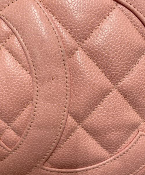 CHANEL（シャネル）CHANEL (シャネル) ハンドバッグ　マトラッセキャビアスキンココマーク ピンクの古着・服飾アイテム