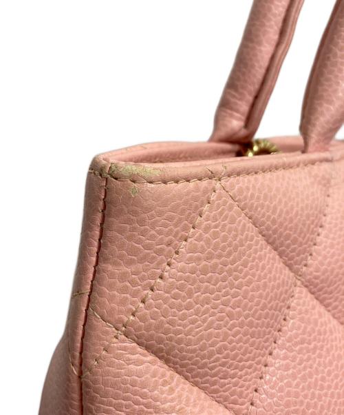 CHANEL（シャネル）CHANEL (シャネル) ハンドバッグ　マトラッセキャビアスキンココマーク ピンクの古着・服飾アイテム